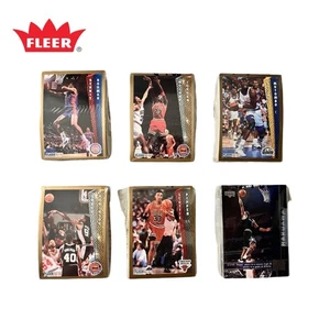Lotto 220 carte Fleer Basketball 1992-93 Jordan Pippen Rodman Robinson Penny Stars - Foto 1 di 4