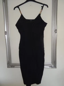 Karen Millen ladies Black knitted ribbed thin strap dress size XXXL - Picture 1 of 5