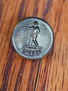5/8" Antique Post Office Department POD Button 1893-1948 Extra/Superior Quality - Picture 1 of 4