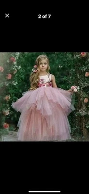 VESTIDO DOLLCAKE COUTURE Rosa ROBO BESOS Vestido Ocasión Especial Talla 5 Foto 1 de 4