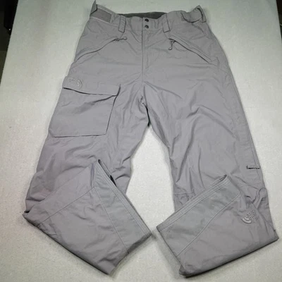 Pantalones de esquí para nieve The North Face HyVent para hombre gris medio impermeable concha snowboard Foto 1 de 4