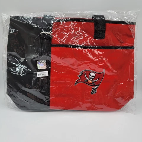 Tampa Bay Buccaneers NFL Football Carryall Tote Bag Embroidered Logo Brand New Cover