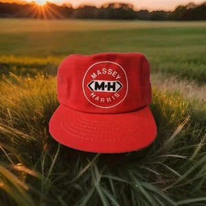 Vintage NOS Youth Child trucker snapback Massey Harris USA MADE M-H Kids - Picture 1 of 7