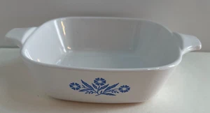Corning Ware Blue Cornflower Casserole Dish 7" Vintage Ovenware Dish - Picture 1 of 7