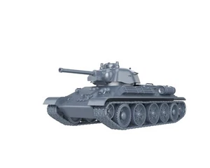 WWII SOVIET USSR - T-34/76 MOD 43 - 1/48 1/56 1/72 1/87 1/100 3D PRINTED - Imagen 1 de 5