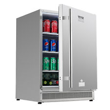 VEVOR 24" Outdoor Refrigerator Undercounter Beverage 185QT/175 Cans Beer Cooler