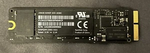 Apple 256GB SSD 12+16 Pin Macbook A1502 A1398 Air A1466 A1465 - Sandisk - Picture 1 of 3