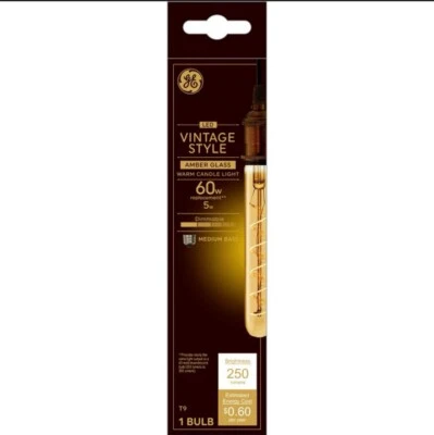 Ge Lighting  LED Light Bulb, T9, Amber Warm White, 5-Watts, 250 Lumens - Image 1 of 4