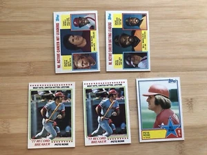 Pete Rose 6 Karten Lot Topps 1978,83,84 Neuwertig Scharfe Ecken Siehe Fotos - Bild 1 von 14