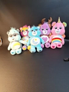 Set Of 5 Basic Fun Care Bears. Immaculate Condition. - Picture 1 of 13