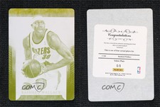 2012-13 Panini Gold Standard Printing Plate Yellow 1/1 Rasheed Wallace #146.5