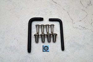 Security Theft Deterrent Screws for MERCEDES FRONT & REAR License Plate (8 pcs) - Picture 1 of 1