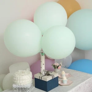 10 MATTE MINT GREEN 18" Round Latex Balloons Events Wedding Decorations Supplies - Picture 1 of 6
