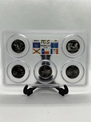 2004 S PCGS PR69 DCAM Clad Quarter Proof Set Single Holder - Image 1 of 4