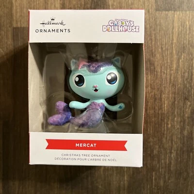 2023 Hallmark Christmas ornament Gabby's Dollhouse Glitter Mercat Mermaid Cat