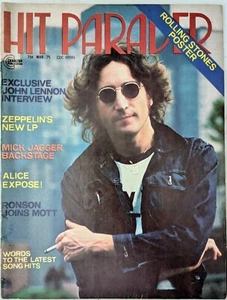 HIT PARADER Magazine March 1975 John Lennon, Led Zeppelin, Pink Floyd, Alice, - Picture 1 of 14