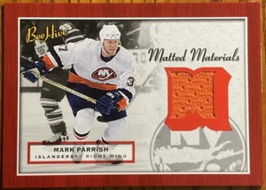 2005-06 Beehive Matted Materials Mark Parrish #MM-MP New York Islanders - Picture 1 of 2