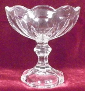 Heisey Kolonial Kompott Klar Elegant Glas 373 341 5,25 Zoll Rund Selten - Bild 1 von 7