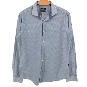 HUGO BOSS Men Slim Fit Regular Long Sleeves Shirt Size L - Picture 1 of 10