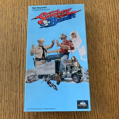 Smokey And The Bandit (VHS, 1990) Rare Variant Cover Art Burt Reynolds - Image 1 of 4