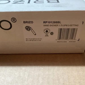 Brizo Essential RP101288BL H2Okinetic Multi Function Hand Shower Matte Black - Picture 1 of 6