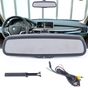 4.3" Car Rear View Monitor Mirror with Bracket For Parking Backup Reverse Camera - Foto 1 di 11
