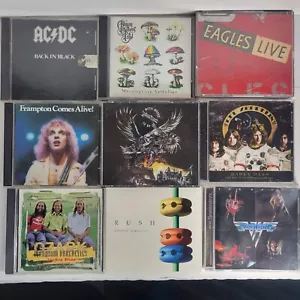 Lot 13 Classic Rock CD’s halen zepplin rush frampton eagles acdc allman judas - Picture 1 of 10