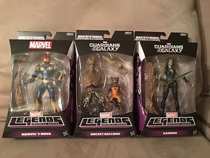 Marvel Legends Infinite Guardians of the Galaxy Rocket Raccoon, Nova & Gamora - Picture 1 of 5