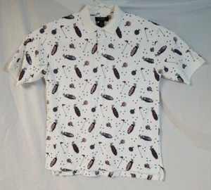 C&B Sport patriotisches Golf Poloshirt Gr. Large Croft & Barrow Amerika USA - Bild 1 von 4