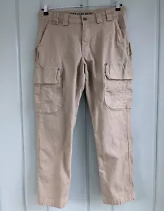 Duluth Trading Co Mens 34x30 Cargo Pants Flex Fire Hose Brown Tan Work Stretch - Picture 1 of 10