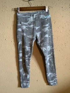 Justice Sweatpants Legging Girls size 12 Camouflage pull on 1 side pocket - Picture 1 of 6