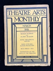 Theatre Arts Monthly March 1933 Vol XVII No. 3 Softcover Periodical Theater - Picture 1 of 12