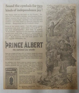 Prince Albert Ad: Celebrating 4th of July ! from 1915 Size: 9 x 10 inches - Picture 1 of 1
