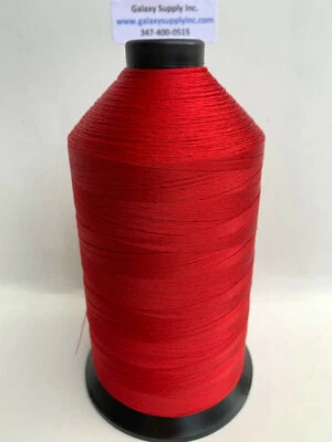 TEX-70 Bonded Nylon #69 Upholstery Thread , 16 oz- Scarlet Red.  for 2 Spools - Image 1 of 4
