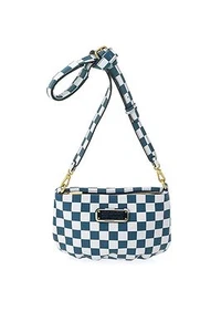 Marc by Marc Jacobs New Q Checkerboard Percy crossbody bag purse 100%cowhide NWT - Picture 1 of 12