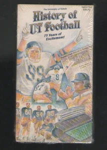 New & Sealed VHS - HISTORY OF UT FOOTBALL-1992 Documentary-University of Toledo - Imagen 1 de 1