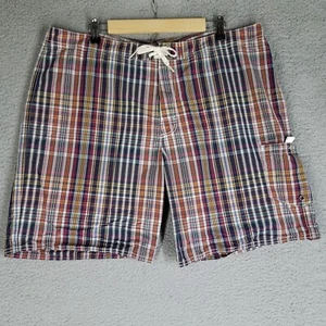 Polo Ralph Lauren Boardshort Adulto 38 Pantalones Cortos de Natación a Cuadros Playa Informal Ligero - Imagen 1 de 8