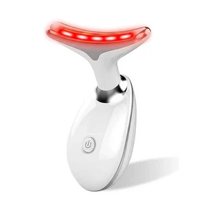 7 color LED Vibrating Neck lift & Face Massager - Premium Care - Picture 1 of 10