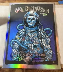 Foo Fighters FOIL Poster Fenway Park 2024 Boston XX/165 Zoltron - Bild 1 von 3