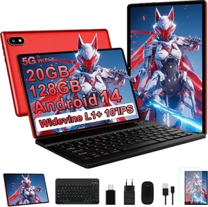 UJJ Tablet Android 14 (U6) – 10,1 Zoll FHD, 20GB RAM, 128GB Speicher - Bild 1 von 7