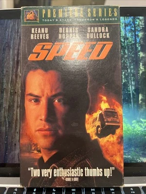 SPEED Keanu Reeves,Sandra Bullock Premiere Series Add. 1994 VHS Great Condition - Image 1 of 4