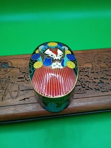 Antike chinesische Pillendose oder Sachen Miniatur App. 1,5" x 3" - Bild 1 von 6