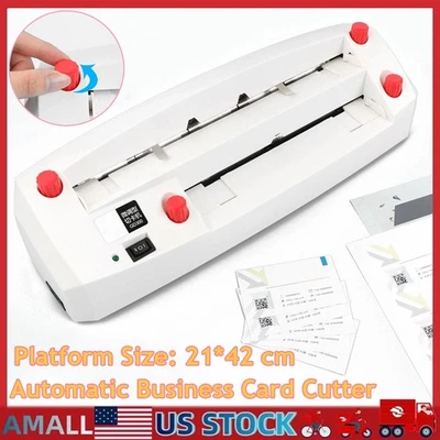 A4 Business Card Machine Cutting Machine Electric Business Card Cutting Machine - Image 1 of 4