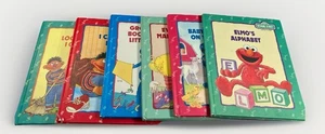 Sesame Street Book Club Lot of 6 Hardcover Childrens Learning 1990s Vintage - Picture 1 of 7