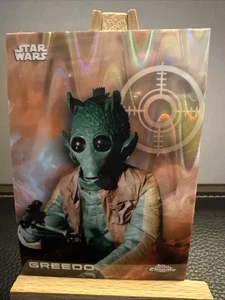 Tarjeta Greedo 2025 Topps Star Wars cromada Raywave # 54 - Imagen 1 de 2