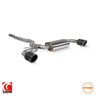 Sistema trasero de escape Scorpion GPF MINI Clubman F54 2019-24 - fibra de carbono 114 mm A - Imagen 1 de 3