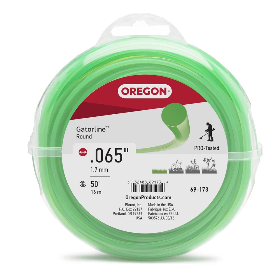 Oregon 69-173 Gatorline Round Trimmer Line, .065" by 50' - Image 1 of 1