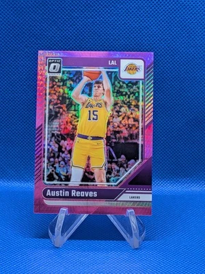 Óptica Panini Donruss 2024-25 - Austin Reaves #140 rosa Hyper Prizm Foto 1 de 2