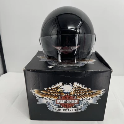 Nuevo casco y bolso de motocicleta Harley Davidson para mujer (S) Diva DOT negro brillante Foto 1 de 4