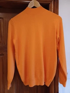 Damen Pullover Markenlos Unmarkiert Orange Rundhals extrem weiche Struktur/Gefühl - Bild 1 von 4